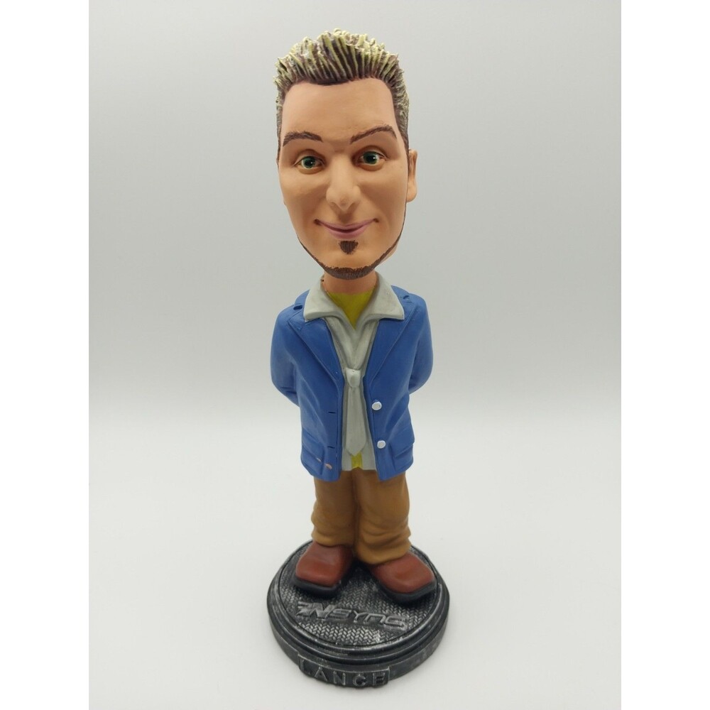 Vintage Best Buy 2001 NSYNC Lance Bass Collectible Bobblehead New In Box